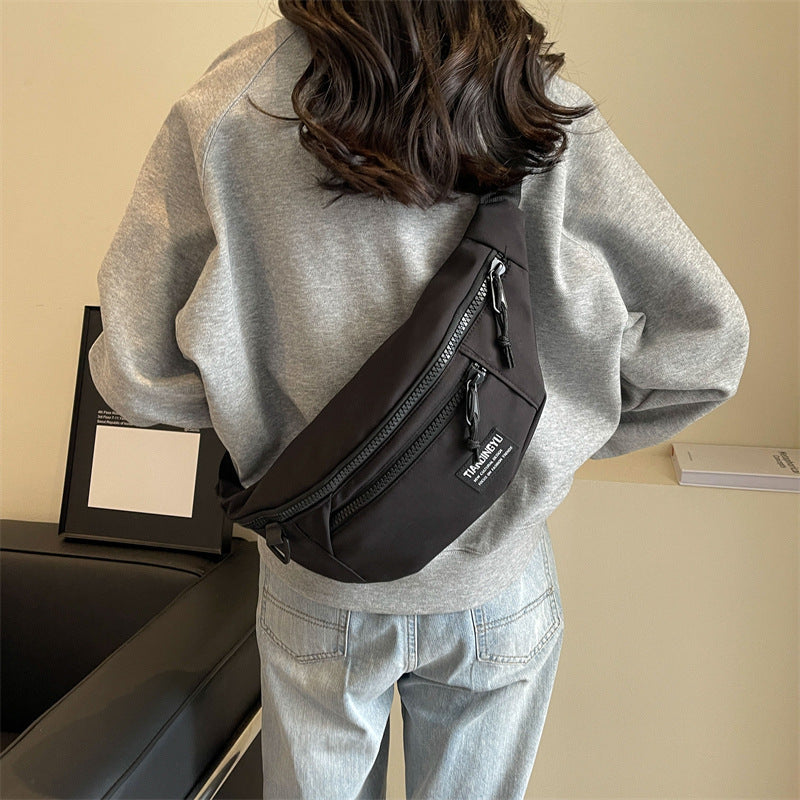 Cool Contrast Color Casual Simple Shoulder Messenger Bag