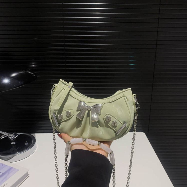 Fashion Bowknot Chain Crossbody Women's Bag