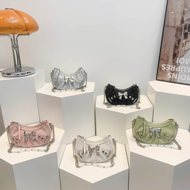 Fashion Bowknot Chain Crossbody Women's Bag