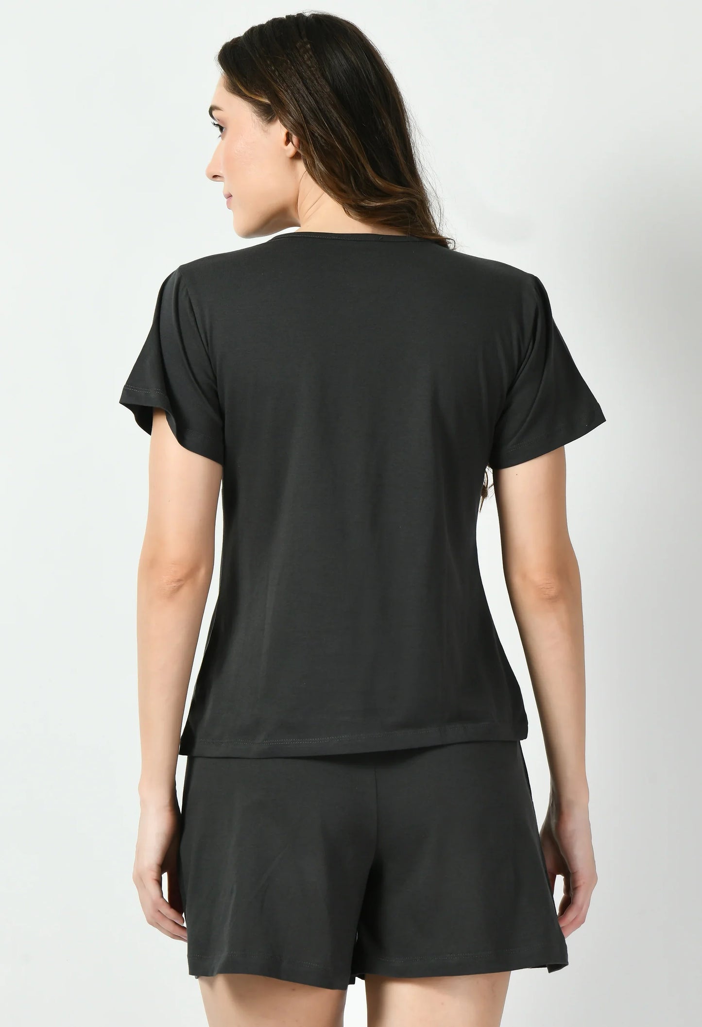 T-Shirt Style top With Shorts Co-ord Set