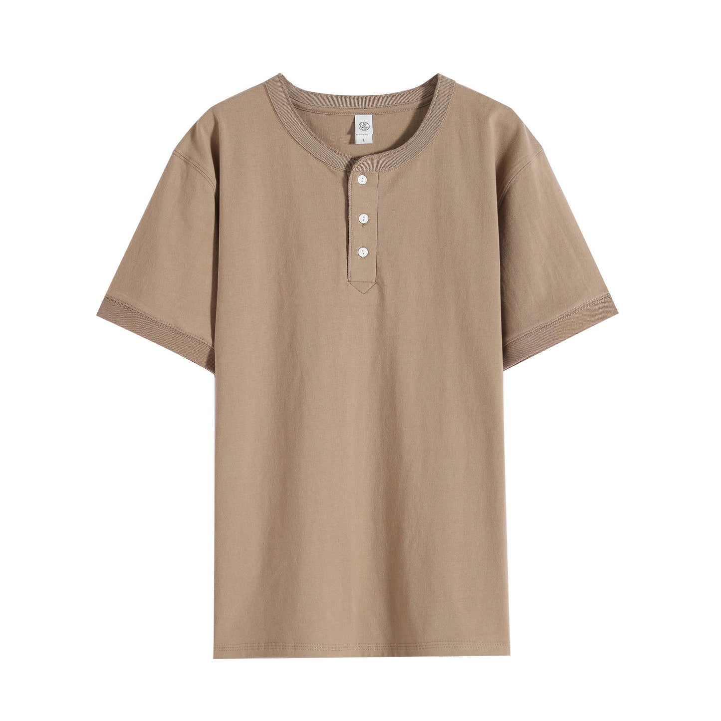 American Retro Heavy Cotton Short-sleeved Top