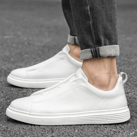 Men's Low Top Layer Cowhide Sports Board Shoes