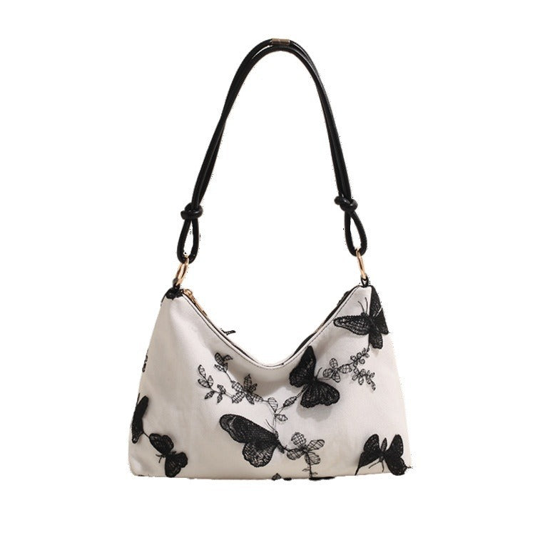 Underarm Bag Women's Fashion Butterfly Large Capacity