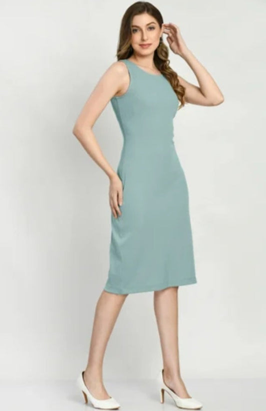 Women Bodycon Blue Dress