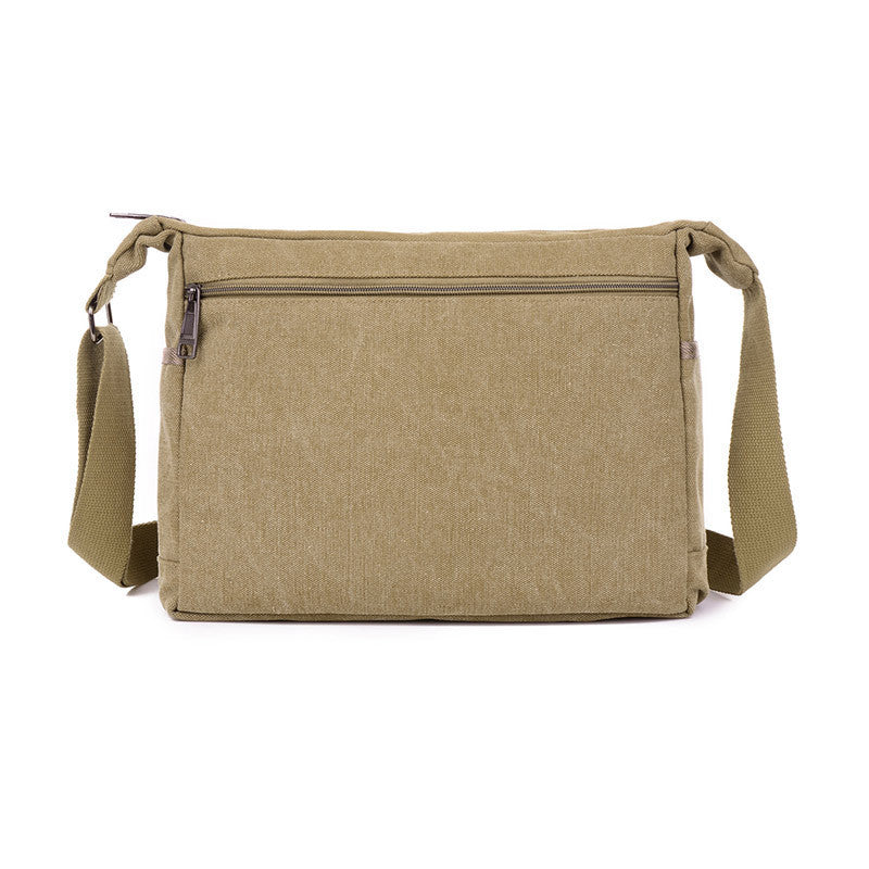 Simple Layered Retro Fashion Men's Messenger Bag