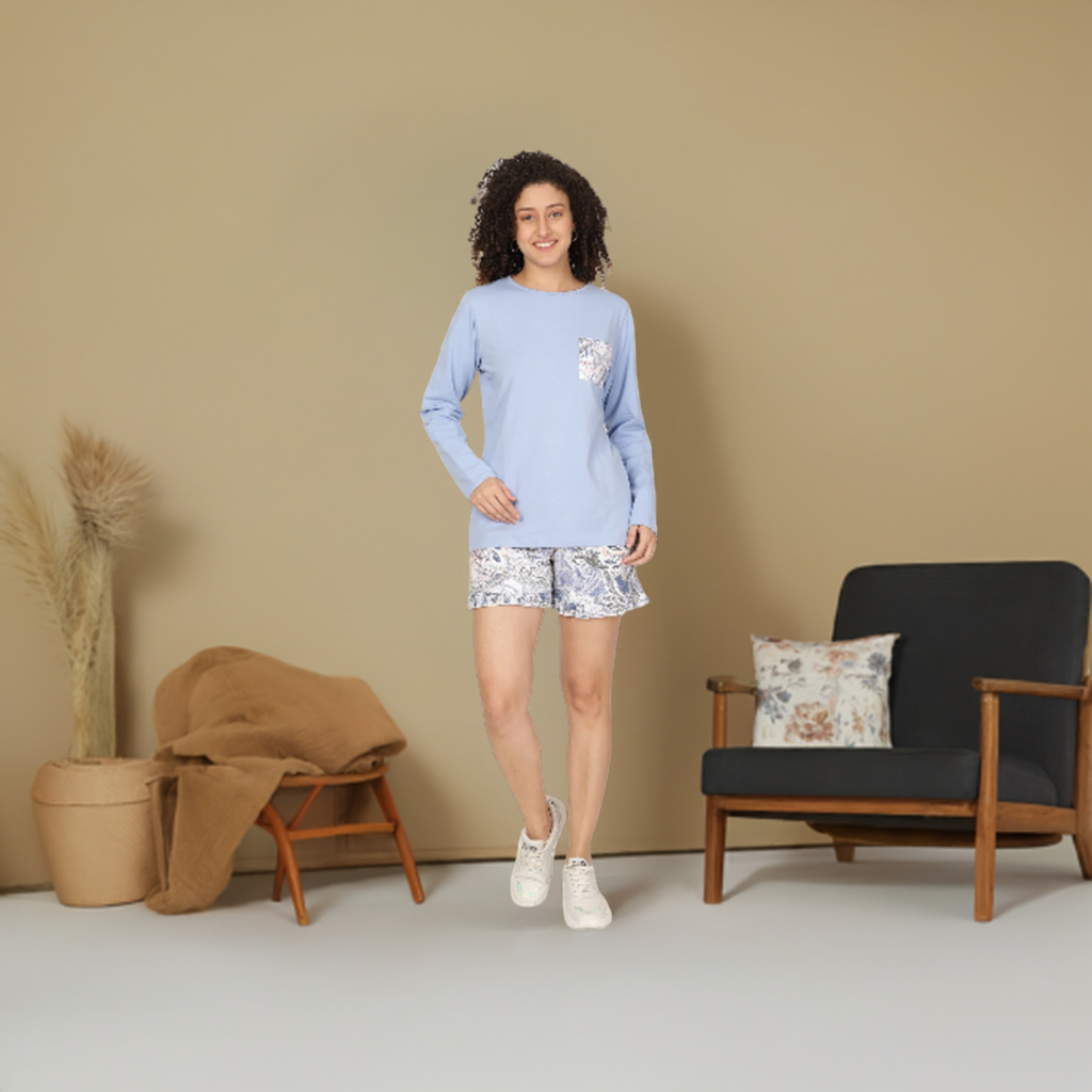 T-Shirt With Shorts Co-ord Set