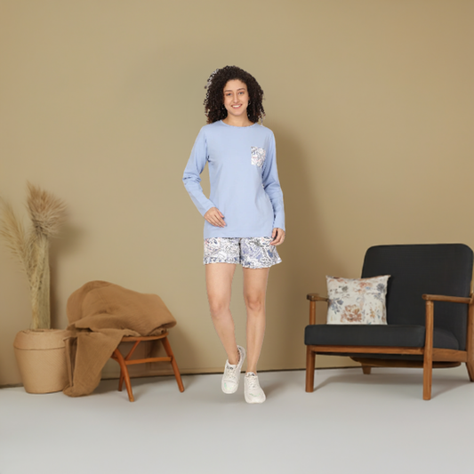 T-Shirt With Shorts Co-ord Set